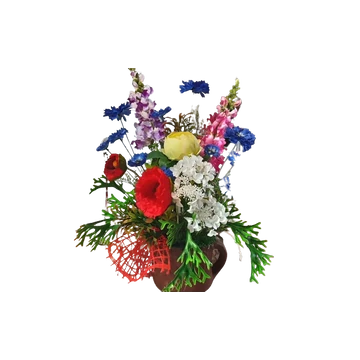 VENDÉGKÖSZÖNTŐ  EXTRA DEKORATÍV  VIRÁGTÁL, VENDÉGLÁTÓK,  RECEPCIÓK,  NAGYOBB  HELYSÉGEK  TÉRKITÖLTÉSÉRE  60×40 CM