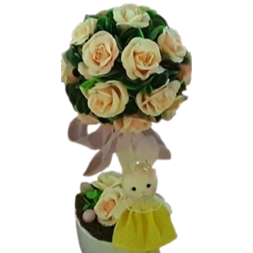 RÓZSAFA  NYÚSZIVAL  40 CM