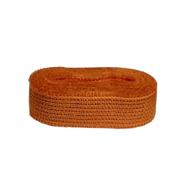 JUTA  DÍSZÍTŐ  SZALAG   50  MM × 9  M  -  SÁRGA