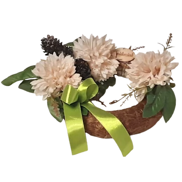 KEGYELETI  KOSZORÚ  20  CM  ALAPON