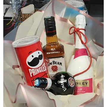 PARTYKOSÁR  JIM  BEAM  WISKYVEL