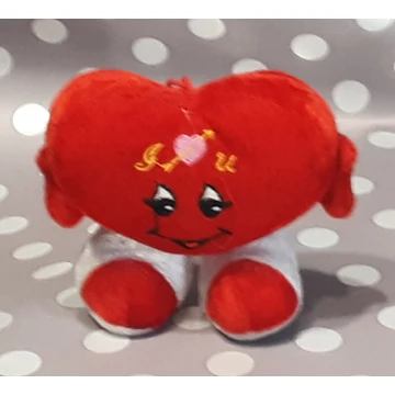 PLÜSS  ZENÉLŐ  SZÍV  15  ×  15  CM