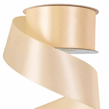 SZATÉN  DÍYZÍTŐ   SZALAG  38  MM × 10  M  -  KRÉM