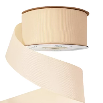 RIPSZ  DÍSZÍTŐ  SZALAG  38  MM × 10  M  -  EKRÜ