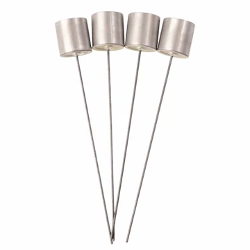 GYERTYATÜSKE  SZETT  ALUMINIUM  SZÁLAS  GYERTYÁHOZ  4  DB  2,2  CM  GYERTYÁHOZ