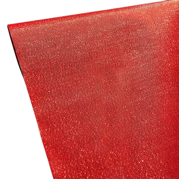 METÁL  VÁSZON  DEKORÁCIÓS  ANYAG  ASZTALI  FUTÓ  28  CM  ×  5  M  PIROS  AKCIÓS  ÁR  !!!!!