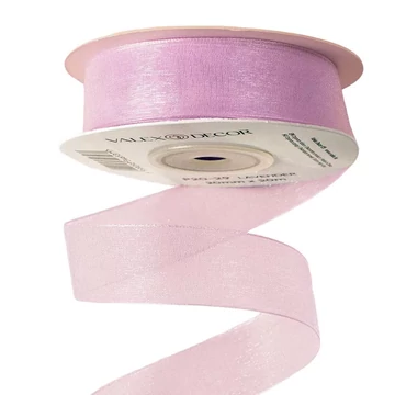 ORGANZA  DÍSZÍTŐ  SZALAG  20  MM × 20  M  -  BÉZSES  ARANY