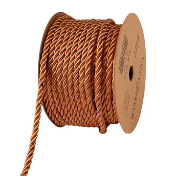 DEKOR  ZSINÓR  3  MM × 5  M  -  FÉNYES  BRONZ