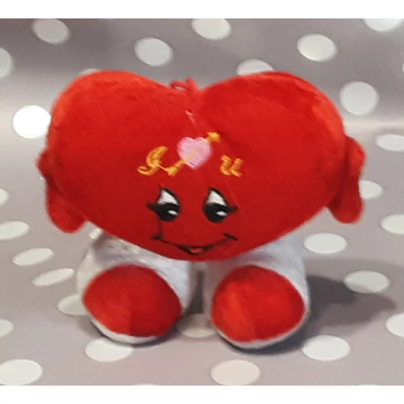 PLÜSS  ZENÉLŐ  SZÍV  15  ×  15  CM