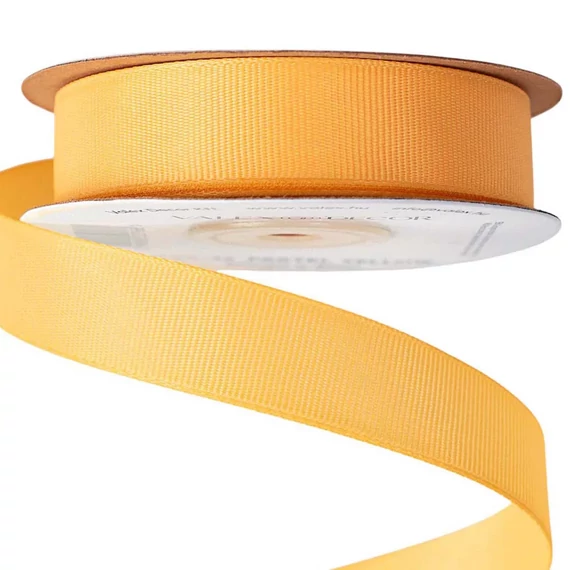 RIPSZ  DÍSZÍTŐ  SZALAG  20  MM × 10  M  -  PASZTELL  SÁRGA