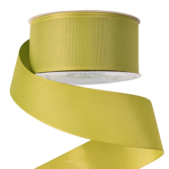 RIPSZ  DÍSZÍTŐ  SZALAG  38  MM × 10  M --  MOHA  ZÖLD