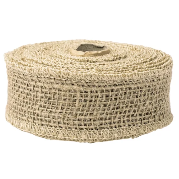 JUTA  DÍSZÍTŐ  SZALAG  50  MM × 9  M  -  NATUR