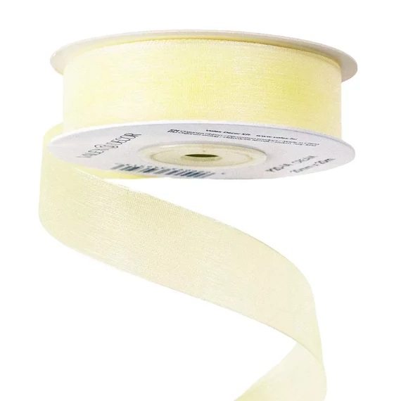 ORGANZA  DÍSZÍTŐ  SZALAG  20  MM × 20  M  -  KRÉM
