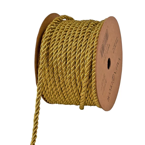 DEKOR  ZSINÓR  3  MM × 5  M  -  METÁL  ARANY